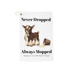 Toggenburg Kid Barn Towel - Always Mopped - Clip Corner Barn Microfiber Golf Towel