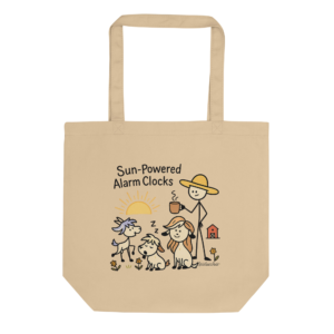 Stick Goats Rock by Goats Rock Ranch cute goats Sun Powered Alarm Clocks