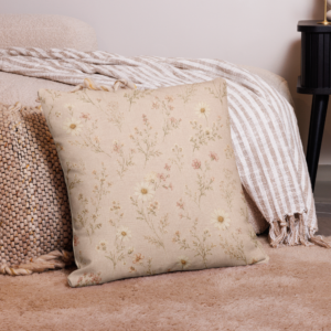Peach Meadow Reversible Pillow Cover | Faith & Farm