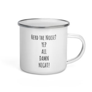 Stick Goats Rock™ HERD THE NOISE | Enamel Mug
