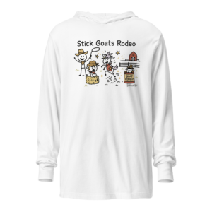 Stick Goats Rock™ Rodeo Special | Hooded Long Sleeve Tee