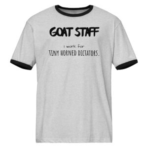 Goat Staff | Tiny Horned Dictators Ringer T-Shirt