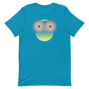 Hootie the Chameleon Owl in Yellow | Bella + Canvas 3001