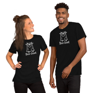 Boo Goat Adult T-shirt