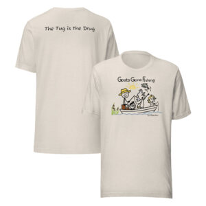 Stick Goats Rock™ - Goats Gone Fishing | The Tug Unisex Tee