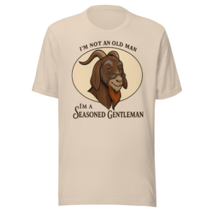 Old Joe – Seasoned Gentleman | Funny Goat T-Shirt