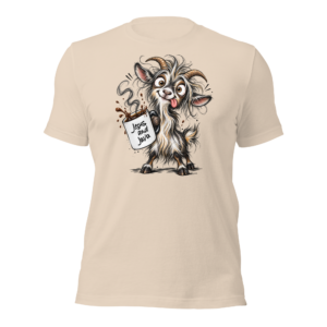 Adult Goat apparel including T-shirts, hoodies and sweaters from Goats & Giggles