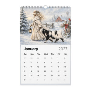 Jesus in Every Season 2027 Wall Calendar | Faith & Farm Christian Calendar