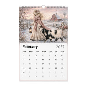 Jesus in Every Season 2027 Wall Calendar | Faith & Farm Christian Calendar