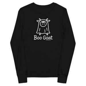 Stick Goats Rock™ - Boo Goat | Youth long sleeve tee