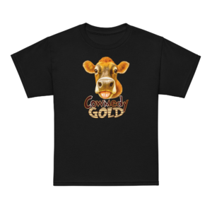Traci Cow Snoot Boops – Cowmedy Gold Youth T-Shirt