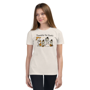 Thankful for Goats | Gobble Goats Youth T-Shirt