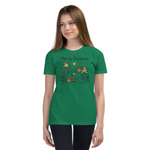 Stick Goats Rock™ Merry Stickmas | Youth T-Shirt