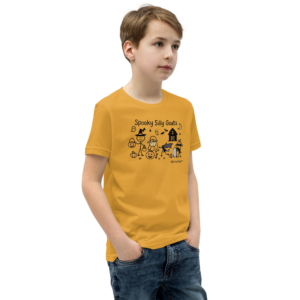 Stick Goats Rock™ Halloween Goats | Youth Short Sleeve T-Shirt