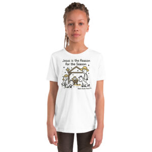 Stick Goats Rock™ Nativity | Youth Short Sleeve T-Shirt