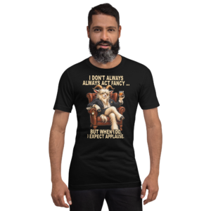 Cheeto “I Expect Applause” T-Shirt | Funny Fancy Goat Shirt